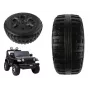 LEAN CARS pakaitinis ratas Jeep Wrangler JWR-555 elektriniam važiuojamajam automobiliui, 290 mm, juodas
