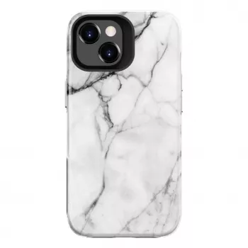 Evelatus Apple iPhone 15 Plus Armor dėklas TPU+PC Marmurinis Baltas