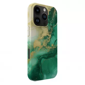 Evelatus Apple iPhone 16 Pro plonas dėklas su MagSafe individualaus dizaino spauda, žalias