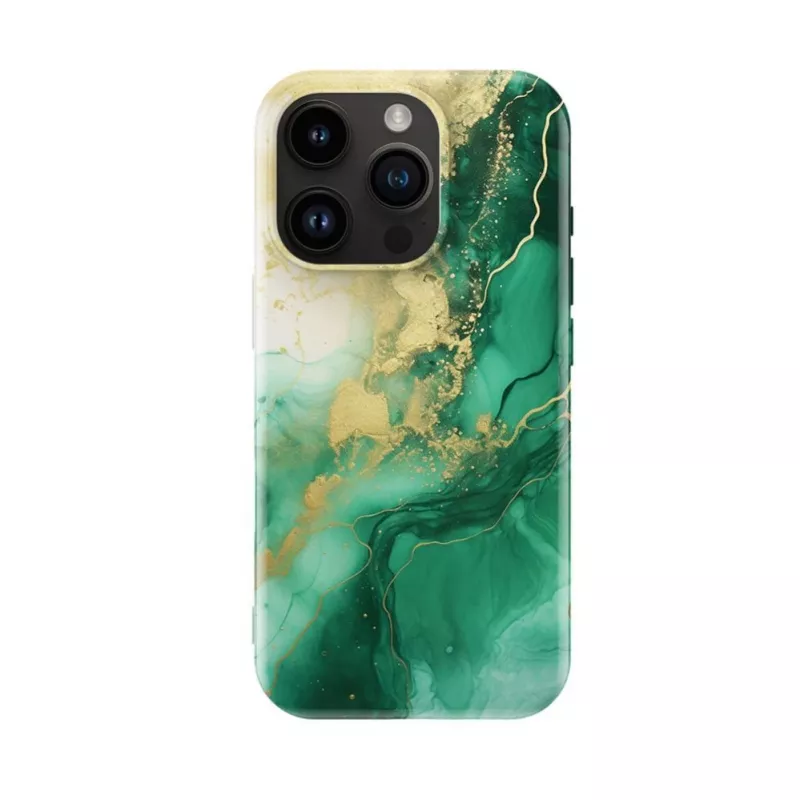 Evelatus Apple iPhone 16 Pro plonas dėklas su MagSafe individualaus dizaino spauda, žalias
