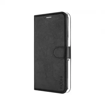 FIXED Opus dėklas-knygelė Xiaomi Redmi 15 4G/5G - sintetinė oda, juodas