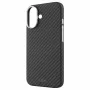 FIXED MagVelar aramidinių pluoštų nugarėlės dangtelis Apple iPhone 17 - juodas