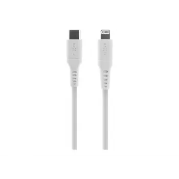 Fixed skysto silikono USB-C į Lightning kabelis 2 m baltas FIXDLS-CL2-WH