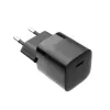 Fiksuotas mini sieninis įkroviklis su USB-C išėjimu ir PD palaikymu, 30W - juodas FIXC30M-C-BK