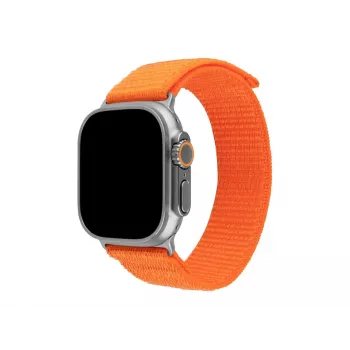 FIXED Sportinis apyrankė Apple Watch Ultra 49mm, oranžinė nailono, 160-210mm, G-kabliukas