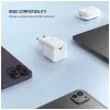 Fiksuotas mini GaN maitinimo adapteris su USB-C išvestimi ir PD palaikymu, 65W