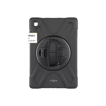 Fixed silikoninis planšetinio kompiuterio dėklas, skirtas Samsung Galaxy Tab A11, juodas