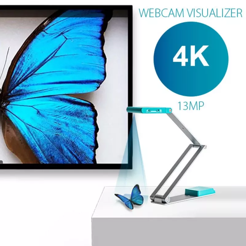 IRIScan Visualizer 7 Dyslexic - A3 stalinis skaitytuvas, 13MP, USB, Arktinė mėlyna/sidabrinė