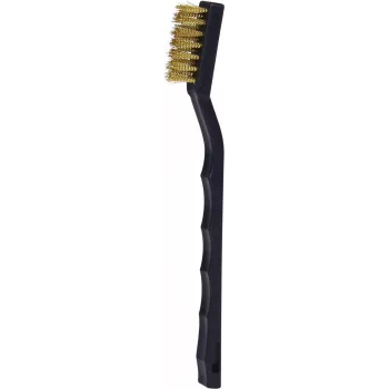 KS TOOLS Žalvarinis vielinis uždegimo žvakių valymo šepetėlis, 2 eilių, 170mm (201.2316)