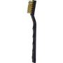 KS TOOLS Žalvarinis vielinis uždegimo žvakių valymo šepetėlis, 2 eilių, 170mm (201.2316)