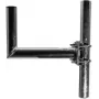 TELEVES MAL35HV aliumininis stiebo laikiklis 35 cm horizontaliam/vertikaliam tvirtinimui prie iki 60 mm stiebo