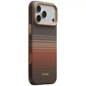 PITAKA Summa dėklas iPhone 18 Pro Max / 17 Pro Max - Sunset aramidinio pluošto MagSafe telefono dėklas