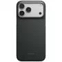 PITAKA Edge dėklas iPhone 18 Pro Max / 17 Pro Max - juodas-pilkas