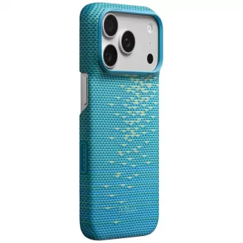 PITAKA Edge dėklas MagSafe iPhone 18 Pro / 17 Pro - Lucid Blue