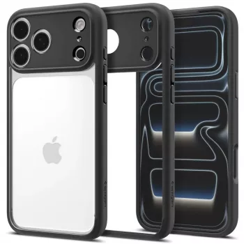 Spigen Ultra Hybrid iPhone 17 Pro / 18 Pro matinis juodas