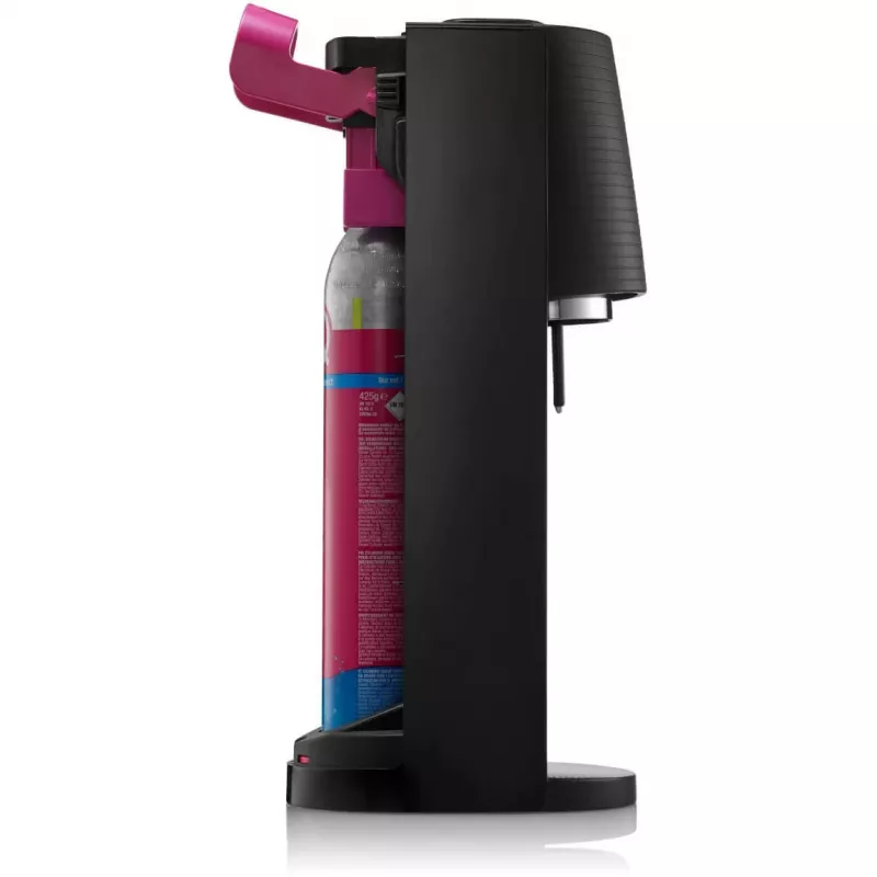 SodaStream Terra Megapack juodas gazuoto vandens ruošiklis su 3 buteliais ir Quick Connect CO2 balionu