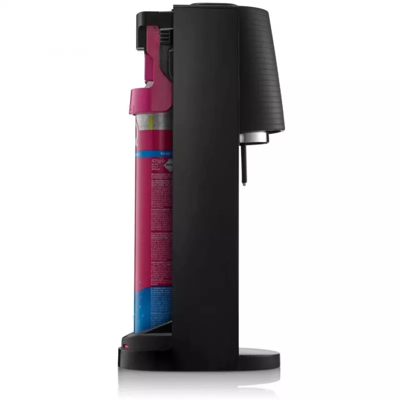 SodaStream Terra Megapack juodas gazuoto vandens ruošiklis su 3 buteliais ir Quick Connect CO2 balionu