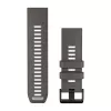 Garmin QuickFit 26 Laikrodžių Apyrankės, Pebble Grey/Silver Grey Silikoninės [010-14510-00]