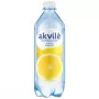 AKVILĖ Citrinų skonio gazuotas stalo vanduo, 0,6 L PET, 12 vnt. paketas