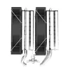 Zalman CNPS12X BP juodas CPU aušintuvas - 120 mm PWM ventiliatorius, mėlynas LED, 6 šilumos vamzdeliai, Intel/AMD