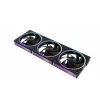 Zalman ZM-DF120R A3 120 mm atvirkštinių menčių ventiliatorius su grandinine jungtimi, 3 vnt. rinkinys, juodas