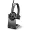 HP Poly Voyager 4300 UC serijos 4310 belaidės ant ausų uždedamos ausinės su USB-C adapteriu ir stovu, Zoom sertifikuotos 218474-01