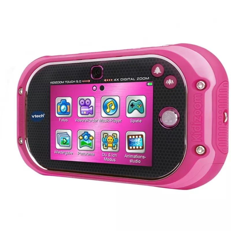 VTech Kidizoom Touch 5.0 rožinis vaikiškas skaitmeninis fotoaparatas