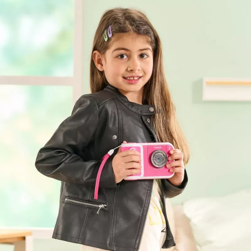 VTech Kidizoom Print Cam Pink – skaitmeninis fotoaparatas su terminiu spausdinimu