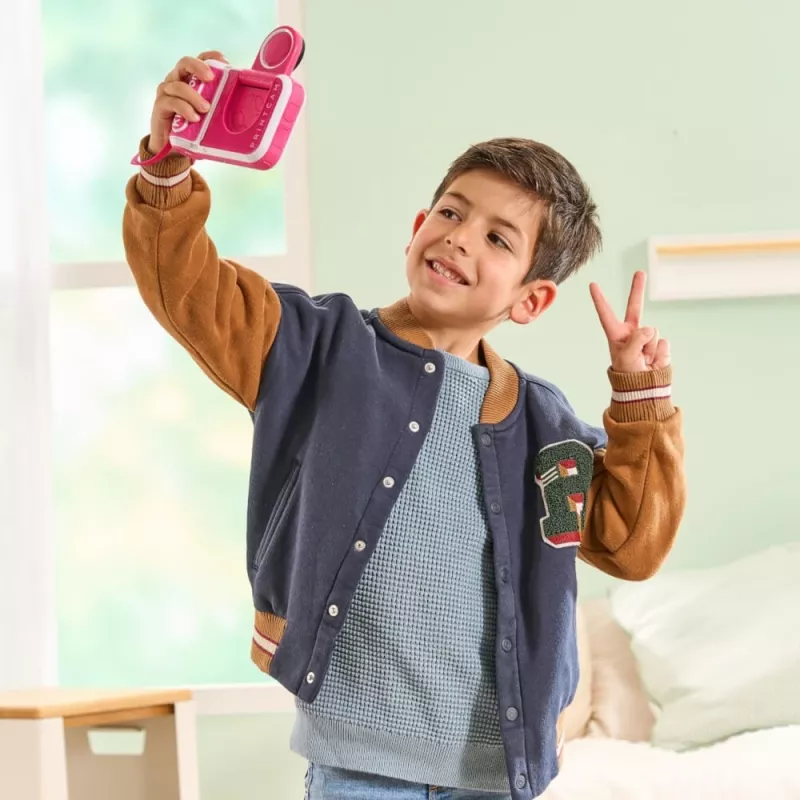 VTech Kidizoom Print Cam Pink – skaitmeninis fotoaparatas su terminiu spausdinimu