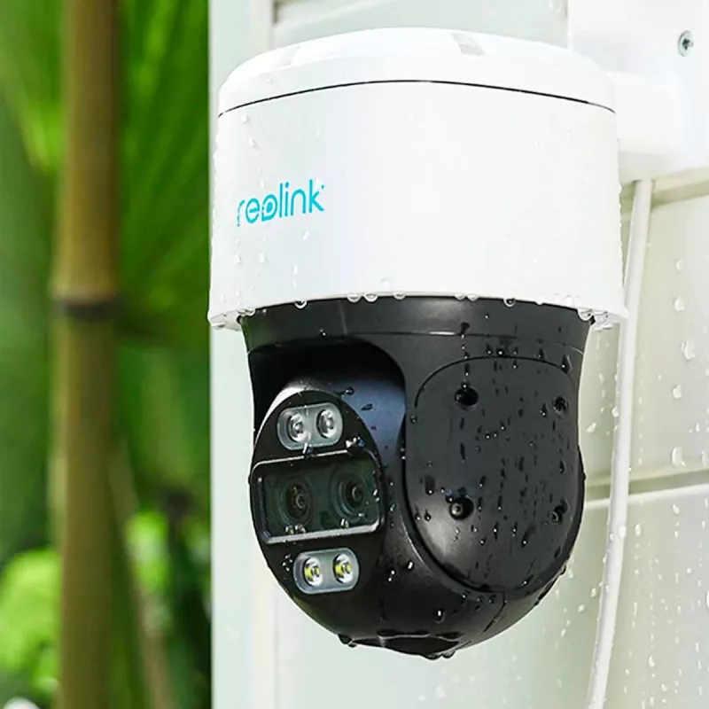 Reolink TrackMix serijos P760 4K dvigubų objektyvų PoE IP kamera su automatinio priartinimo sekimu, spalviniu naktiniu matymu, lauko/vidaus