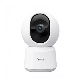 Arenti Indoor 5G Wi-Fi UHD 3K/5MP panoraminio pasukimo ir priartinimo privatumo kamera