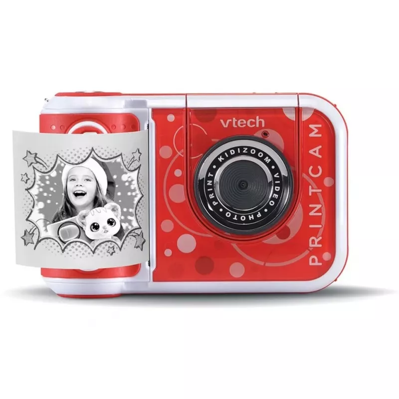 VTech KidiZoom Print Cam skaitmeninis fotoaparatas raudonas/baltas