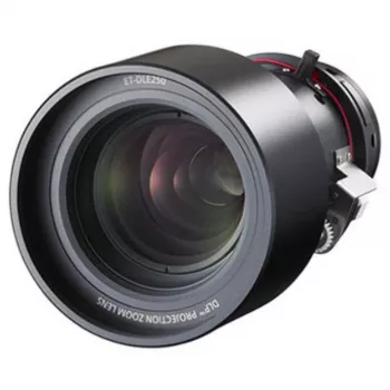 Panasonic ET-DLE250 priartinimo objektyvas 33,9-53,2 mm f/1.8-2.4, skirtas PT-D5000, DW6300, RCQ10, RCQ80, RZ120, RZ690, RZ770