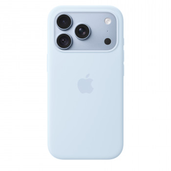 Apple iPhone 18 Pro silikoninis dėklas su MagSafe (Silicone Case) – mėlynas