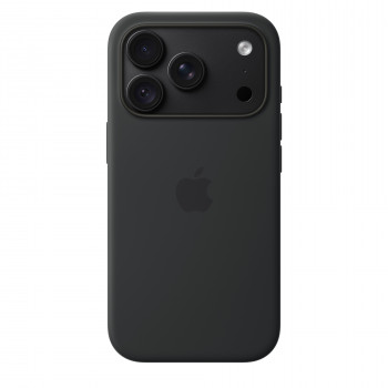 Apple iPhone 18 Pro silikoninis dėklas su MagSafe (Silicone Case) – juodas