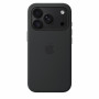 Apple iPhone 18 Pro silikoninis dėklas su MagSafe (Silicone Case) – juodas