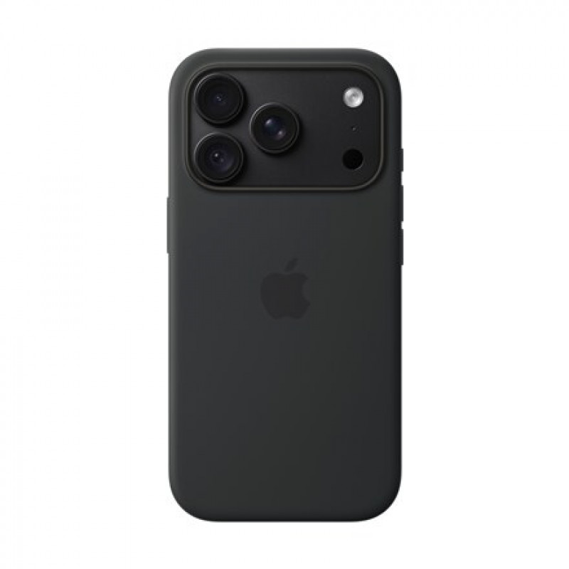 Apple iPhone 18 Pro silikoninis dėklas su MagSafe (Silicone Case) – juodas