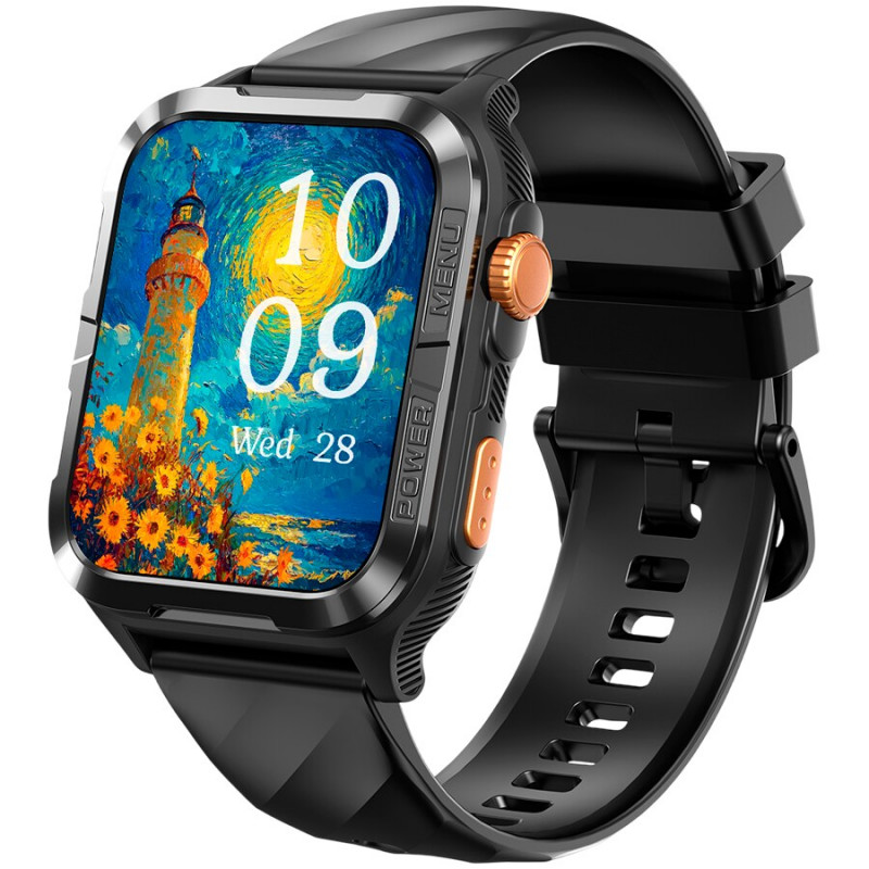 Išmanusis laikrodis Blackview W10 Pro, 1,83 inch, juodas