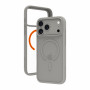 dbramante1928 Grenen Ultra RS MagSafe dėklas iPhone 17 Pro Max / 18 Pro Max, D3O, šerkšnuotas permatomas