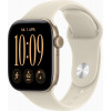 Apple Watch Series 12 GPS + Cellular 42 mm auksinis aliuminio korpusas su smėlio spalvos sportine apyranke, S/M