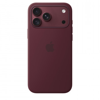 Apple iPhone 18 Pro Max silikoninis dėklas su MagSafe (Silicone Case) – bordo
