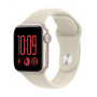 Apple Watch SE 3 GPS + Cellular 40 mm Starlight aliuminio korpusas su smėlio spalvos sportine apyranke, S/M