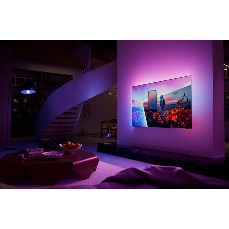 Philips 65OLED811 65 inch (164 cm) 4K UHD OLED išmanusis televizorius su Ambilight, Titan OS