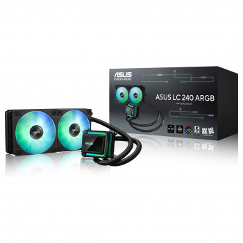 ASUS LC 240 ARGB skysčių aušinimo CPU aušintuvas