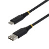 „StarTech“ pintas USB 2.0 kabelis USB-A į USB-C, 3 m, 15 W, juodas