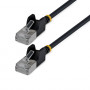 StarTech plonas Cat6a U/FTP tinklo kabelis RJ45, 1 m, juodas