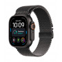 Apple Watch Ultra 4 GPS + Cellular 49 mm juodo titano korpusas su juodo titano Milanese kilpa – L