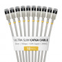 StarTech.com plonas Cat6a U/FTP tinklo kabelis RJ45, 0,3 m, pilkas, 10 vnt. rinkinys