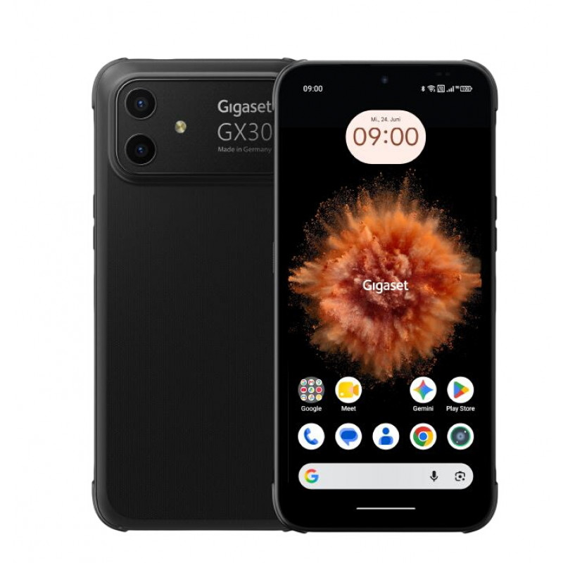Gigaset GX30 atsparus išmanusis telefonas Titanium juodas, 16,7 cm, 128 GB, 6,58 inch