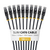 StarTech.com plonas Cat6 U/UTP tinklo kabelis RJ45, 1 m, juodas, 10 vnt. rinkinys